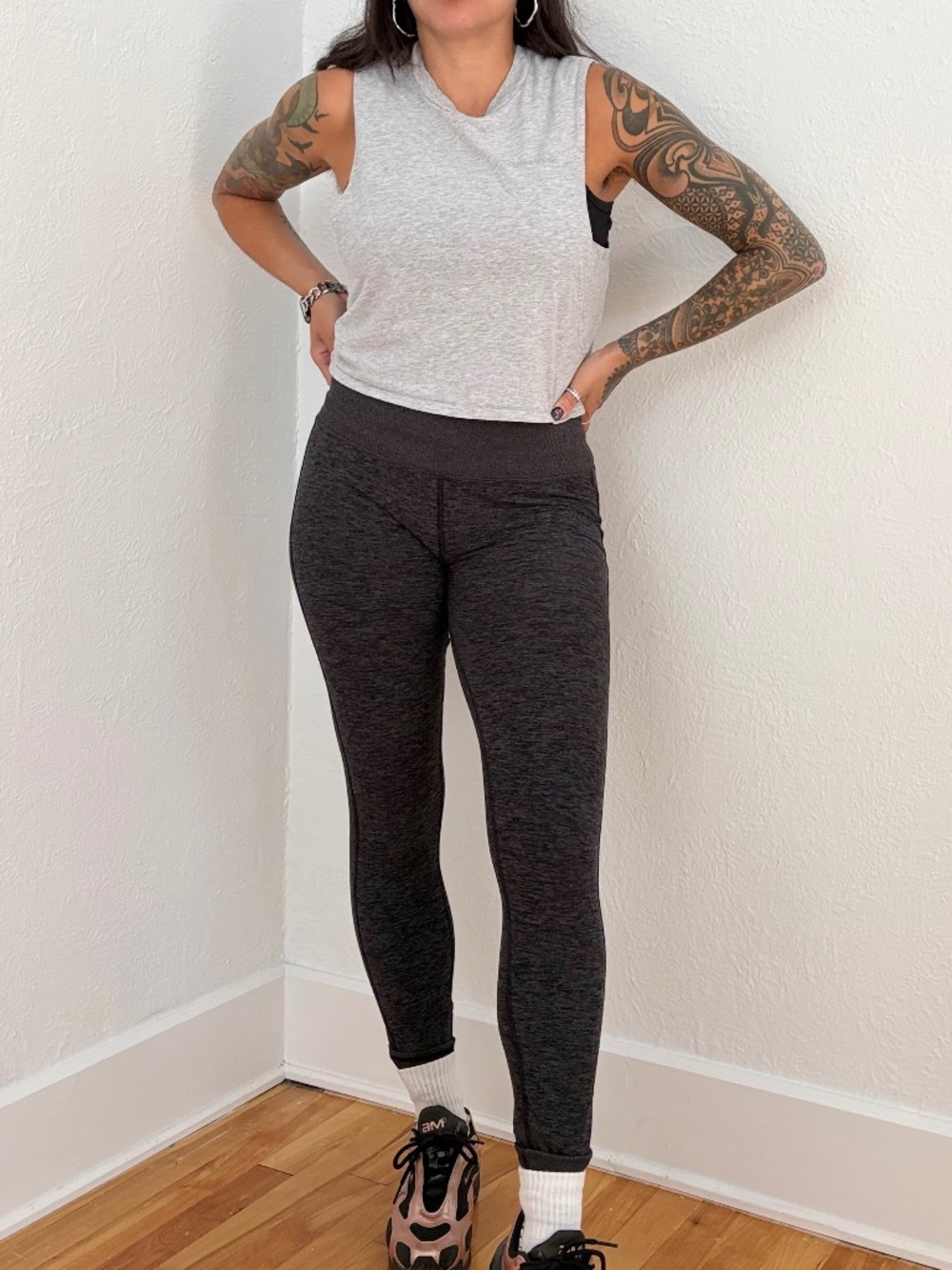 Outdoor voices crop muscle tank